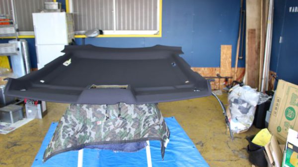 スズキエブリイキャンピングカー天井張替え